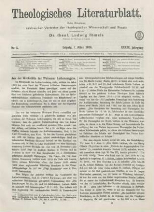 65-70 Aus der Werkstätte der Weimarer Lutherausgabe