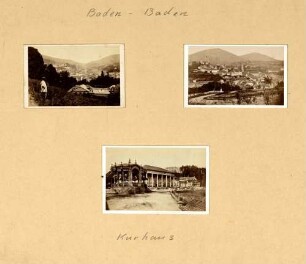 Baden-Baden, Stadtansichten und Kurhaus