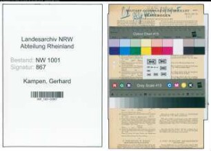 Entnazifizierung Gerhard Kampen, geb. 31.07.1908 (Bauingenieur)