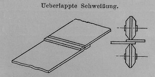 Überlappte Schweißung : Technikgeschichte | Industrie und Technik | Metall- und Holzbearbeitung