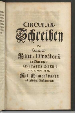 Circular - Schreiben