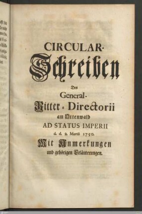 Circular - Schreiben