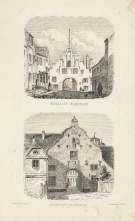 Flensburg - Nordertor und Rotes Tor