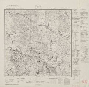 2689 Muschaken, Topographische Karte 1:25000 (4cm - Karte)