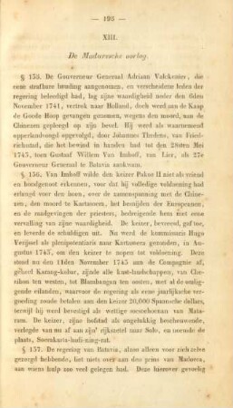XIII. De Maduresche oorlog