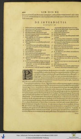 Titulus XV. De Interdictis.