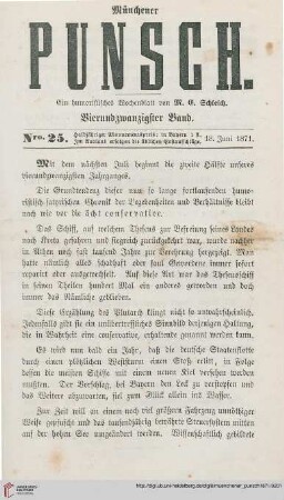 Nro. 25 (18. Juni 1871)