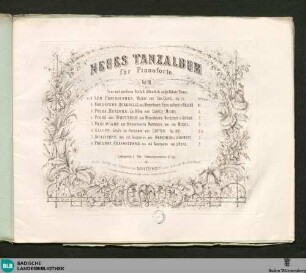 7: Neues Tanzalbum für Pianoforte : neue mit grossem Beifall öffentlich aufgeführte Tänze