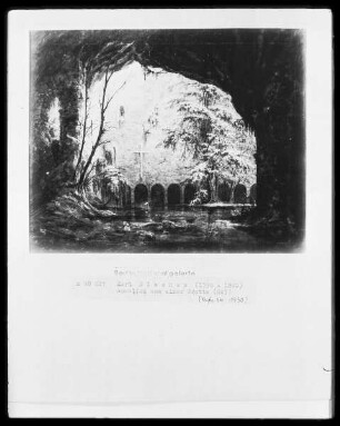 Ausblick aus einer Grotte