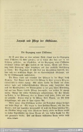 Anzucht und Pflege der Obstbäume