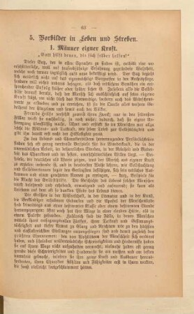 5. Vorbilder in Leben und Streben