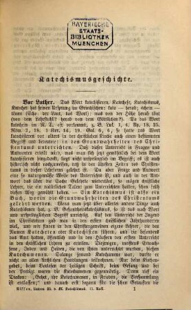 Unterredungen über den kleinen Katechismus Luthers : e. prakt. Handbuch für Schullehrer