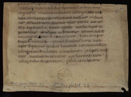 Faventinus, Liber artis architectonicae (Fragment)