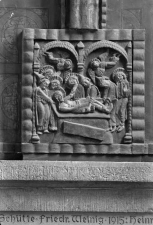 Darstellung: Passionsszenen — Die Grablegung Christi