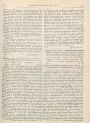 294-296 [Rezension] E chiaine diatheche ellenisti. Novum Testamentum vulgatae editionis