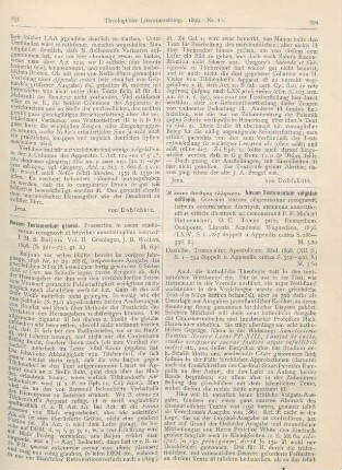 294-296 [Rezension] E chiaine diatheche ellenisti. Novum Testamentum vulgatae editionis