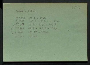 Lemmer, Anton