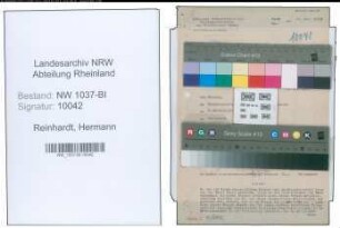 Entnazifizierung Hermann Reinhardt , geb. 29.06.1906 (Stadtsekretaer)