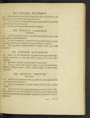 De Officio Carceris Custodis.