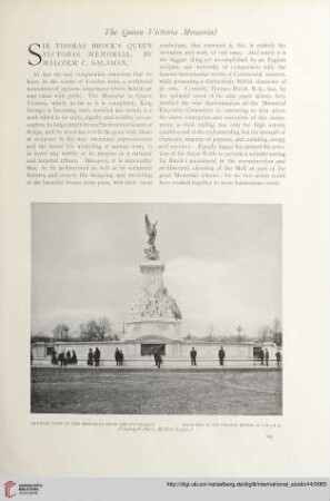 Sir Thomas Brock's Queen Victoria Memorial