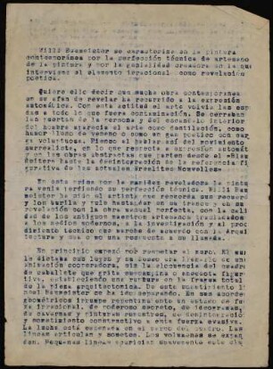 Willi Baumeister se caracteriza...