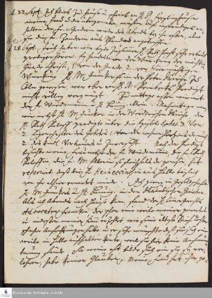 Tagebuch von Gotthilf August Francke.