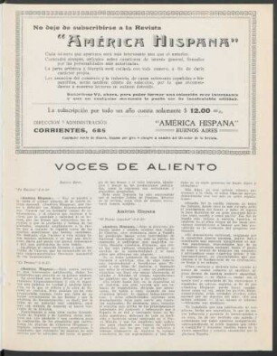 Voces de aliento