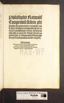 Compendiosa Capitis phisici Declaratio : principaliu[m] humani corporis membroru[m] figuras liquido ostendens. philosophie alumnis admodum profutura