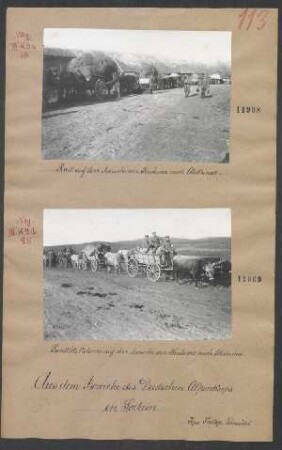 Rast auf dem Marsch von Krusevac nach Aleksinac