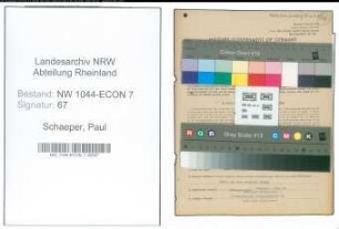 Entnazifizierung Paul Schaeper , geb. 28.07.1898 (Tischler)
