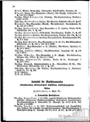 III. für Maschinenwesen