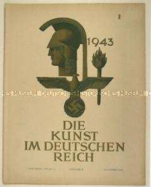 Illustrierte Fachzeitschrift "Die Kunst im Deutschen Reich" u.a. über neue Werke des Bildhauers Arno Breker