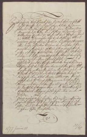 Bestandsbrief über die Gottesauer Meierei zwischen der Landesherrschaft und Hans Weiler, Hans Endris Jock und Hans Otzinger.