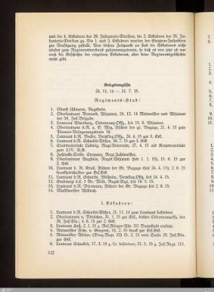 Kriegsrangliste 24.11.14 bis 31.7.15