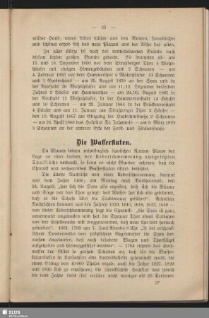Die Wasserfluten