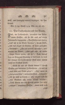 51. Der Taschenspieler und der Bauer.