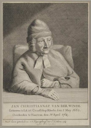 Bildnis des Jan Christiaansz van der Winde