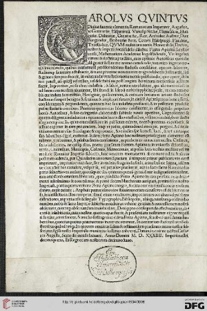 Carolus Quintus