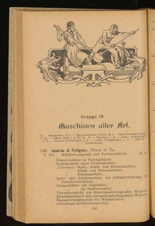 Gruppe 19. Maschinen aller Art