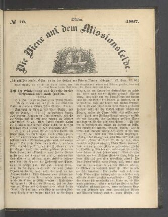 N° 10. Oktober. 1867