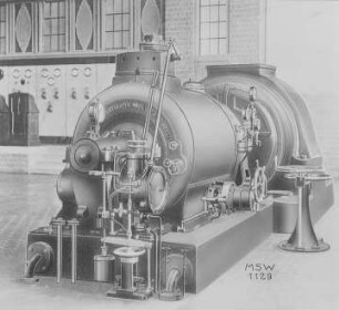 Entnahmeturbine: 1500 PS : Technikgeschichte | Maschinenbau | Kraftmaschinen | Dampfturbinen