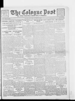 The Cologne Post : the oldest established british daily in Germany