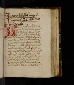 Liber II. Incipit libellus magistri Hugonis de claustro materiali
