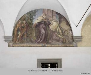 Freskenzyklus mit Darstellungen aus dem Leben des Elias und Elischa : Elischa wird durch Elias erleuchtet