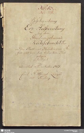Beschreibung der Erz-Aufbereitung bey dem Grubengebaeude Kühschacht Fdgr. in der Stadt- und Hohebirkner Refier und vor dem Erbischen Thor gelegen - 17.6733 4.