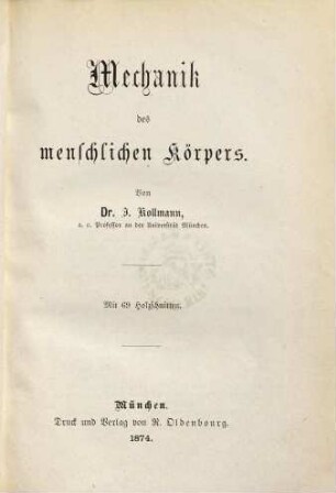 Mechanik des menschlichen Körpers