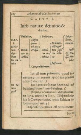 Caput I. Iuris naturae definitio & divisio.