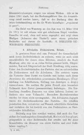 8. Advokaten. Prokuratoren. Notare.