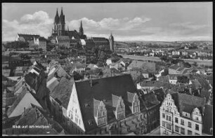 Meißen. Blick vom Kirchturm auf die Altstadt