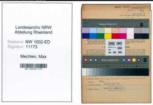 Entnazifizierung Max Mechlen, geb. 13.03.1895 (Lehrer)